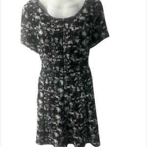 Anthropologie Black & White Dress